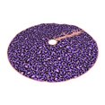 thumbnail image 2 of Bingfone Christmas Tree Skirt Mat Christmas Decoration Interior 30" -Purple Leopard, 2 of 6