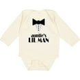 thumbnail image 3 of Inktastic Auntie's Lil Man Boys Long Sleeve Baby Bodysuit, 3 of 5