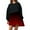 Red, variant on Sngxgn Long Sleeve Midi Dress Casual Loose Flowy Dresses(Blue,M)