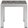 thumbnail image 6 of Modern Contemporary Urban Design Outdoor Patio Balcony Chaise Lounge Chair and Side Table set, Grey Gray, Aluminum, 6 of 6