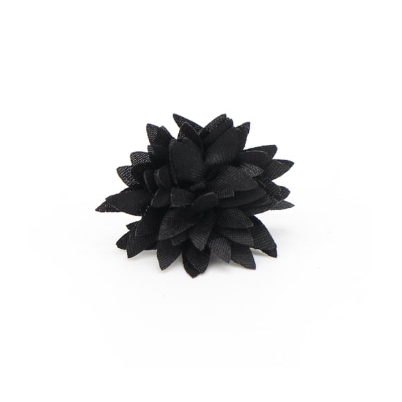 The Gift - Broche de flor para hombre, color negro, talla única