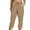 Khaki, variant on LADIGASU Womens Pocket Lightweight Drawstring Comfortable Casual Work Pants