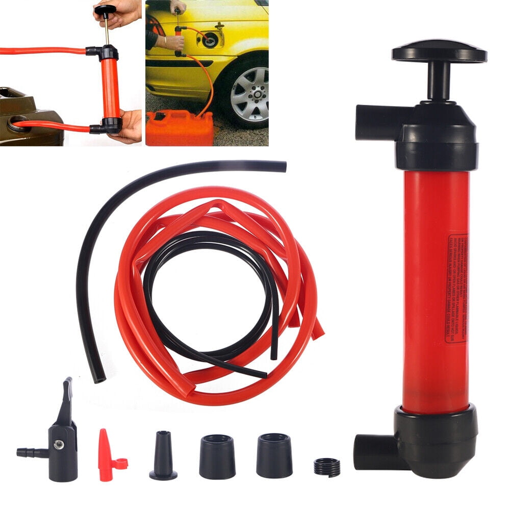 Electric heating oil pump with filling gun suction and pressure hose