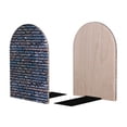 thumbnail image 2 of Naloa Function Source Code 2 Pcs Bookend Large Capacity Office Book Ends for Home Office Library School Study Decoration, 2 of 8