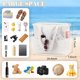 thumbnail image 3 of Beach Bag Waterproof Sandproof Women Tote Bag Pool Bag with Zipper for Gym Grocery Travel with Wet Pocket, 3 of 5