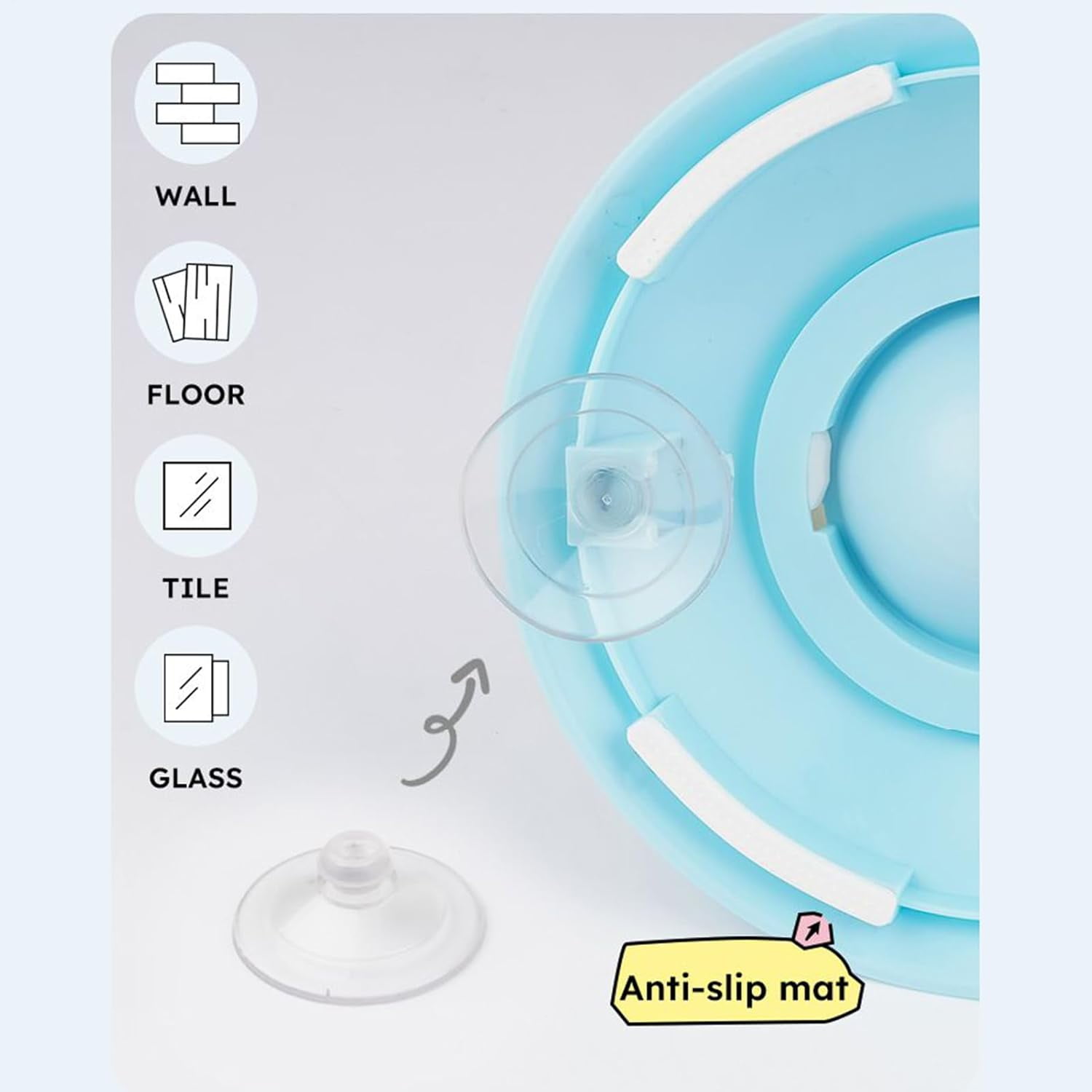 Dog Lick Toy - Slow Feeder Lick Mat for Dogs and Cats with Suction Cups ,Textured Enrichment Toy for Dogs and Cats, Food-Grade PP Material for Anxiety Relief, Healthy Eating & Mental Stimulation