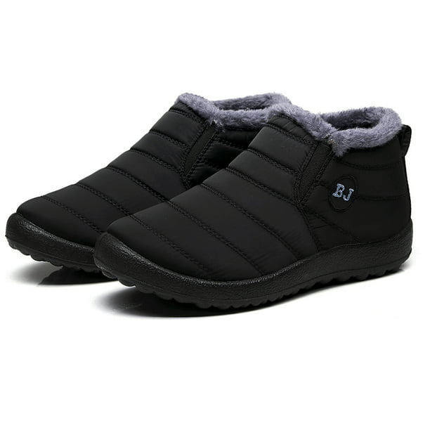 Codream - Mens Short Snow Boots Winter Anti-Slip Ankle Booties ...
