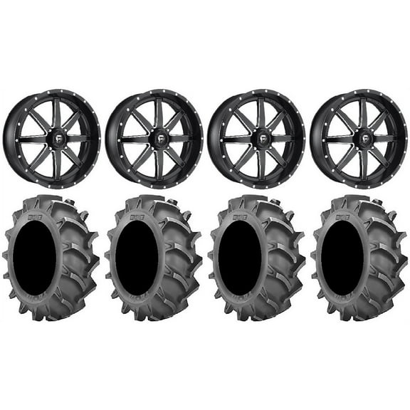 Fuel Maverick Black 24" Wheels 42x9.5 BKT 171 Tires Polaris RZR XP 1000 / PRO XP / Ranger XP 900/1000