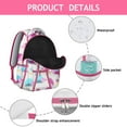 thumbnail image 4 of Cute Badger Character Backpack - Durable Waterproof School Bag, Lightweight Bookbag for Teens, Fashionable Gift for Back to School Season, 4 of 6