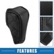 thumbnail image 4 of Funda para pomo de palanca de cambios de coche con diseño transpirable, universal, para interior de vehículo, accesorios de ajuste, piel sintética decorativa, color negro, 4 of 7