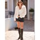 thumbnail image 5 of Abrigos de Invierno para Mujer, Chaqueta Corta de Forro , de Piel Sintética, Larga, Bolsillos, Abrigos Peludos y Cálidos, Ropa de Otoño. S, 5 of 10