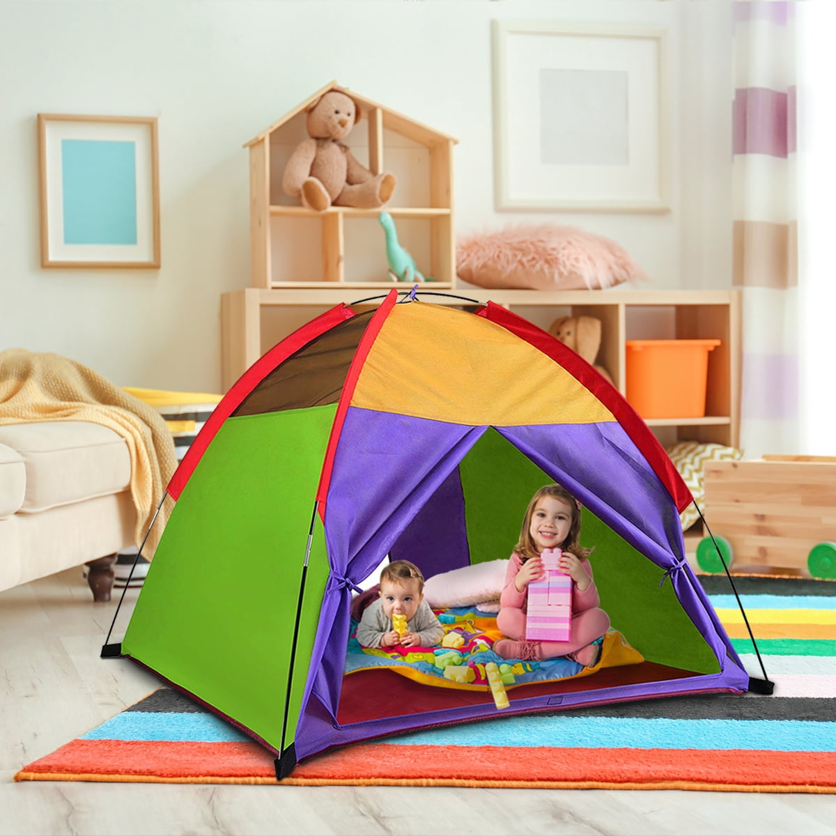 Pacific Play Tents 20435 Jungle Safari Tent Tunnel Combo PP 20435pp for sale online 