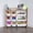 Natural/White, variant on Humble Crew Kids Toy Storage Organizer with Shelf and 9 Plastic Storage Bins, Espresso/White