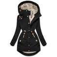 thumbnail image 2 of Sanbonepd Jackets For Women Casual Fall Fleece Warm Windbreaker Overcoat Womens Winter Coats Trendy, 2 of 6