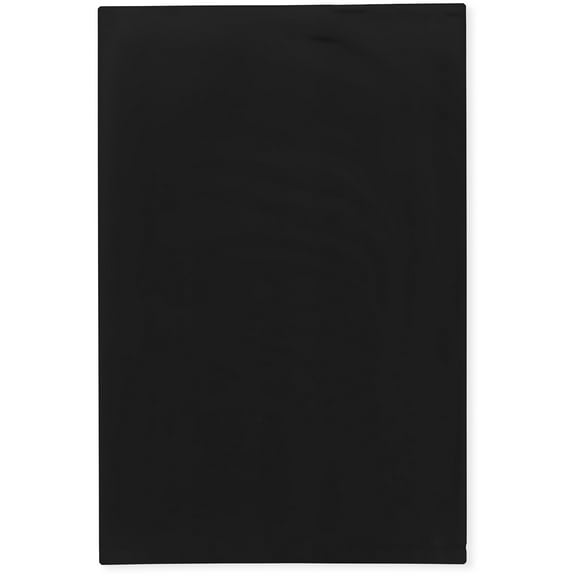 Plymor 6" x 9" (Pack of 100), Black 2 Mil Flat Open Plastic Poly Bags