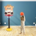 thumbnail image 4 of Set de baloncesto con altura ajustable de 30 a 100 cm con pelota HUOGUO, 4 of 5