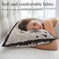 thumbnail image 5 of Happy Halloween Pillow Covers, Linen Long Throw Pillow Case, Beige Retro Farmhouse Horror Bats Cobweb Holiday Pillow Protector Decorative Cushion Cover for Living Room/Bedroom 20" x 30", 5 of 8