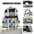 thumbnail image 3 of FORMRS Mini Backpack Purse for Women Travel Daypack Casual Shoulder Bag, Retro Plaid Lemon, 3 of 7