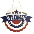 thumbnail image 2 of July Fourth Door Decorations Red  White  and Blue Door Signs Multicolor, 2 of 8