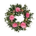 thumbnail image 3 of KLKCMS Spring Wreath for Front Door Decorative 21.65" for Wedding Living Room Shelf, 3 of 9