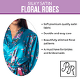 thumbnail image 2 of Floral Satin Robe, 2 of 4