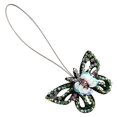 thumbnail image 3 of beautiful unique magnetic curtain buckle tiebacks accessories with rhinestone butterflies decorblack bottom green rhinestone, 3 of 5