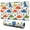 Colorful Dinosaur-2, variant on Long Mouse Pads for Desk,Colorful Dinosaur and Leaf Pattern Desk Mats on Top Of Desks, Desk Mouse Pad Extra Large with 3mm Non-Slip Base and Stitched Edge for Gaming,Office,Work,Home 31.5"x11.8"