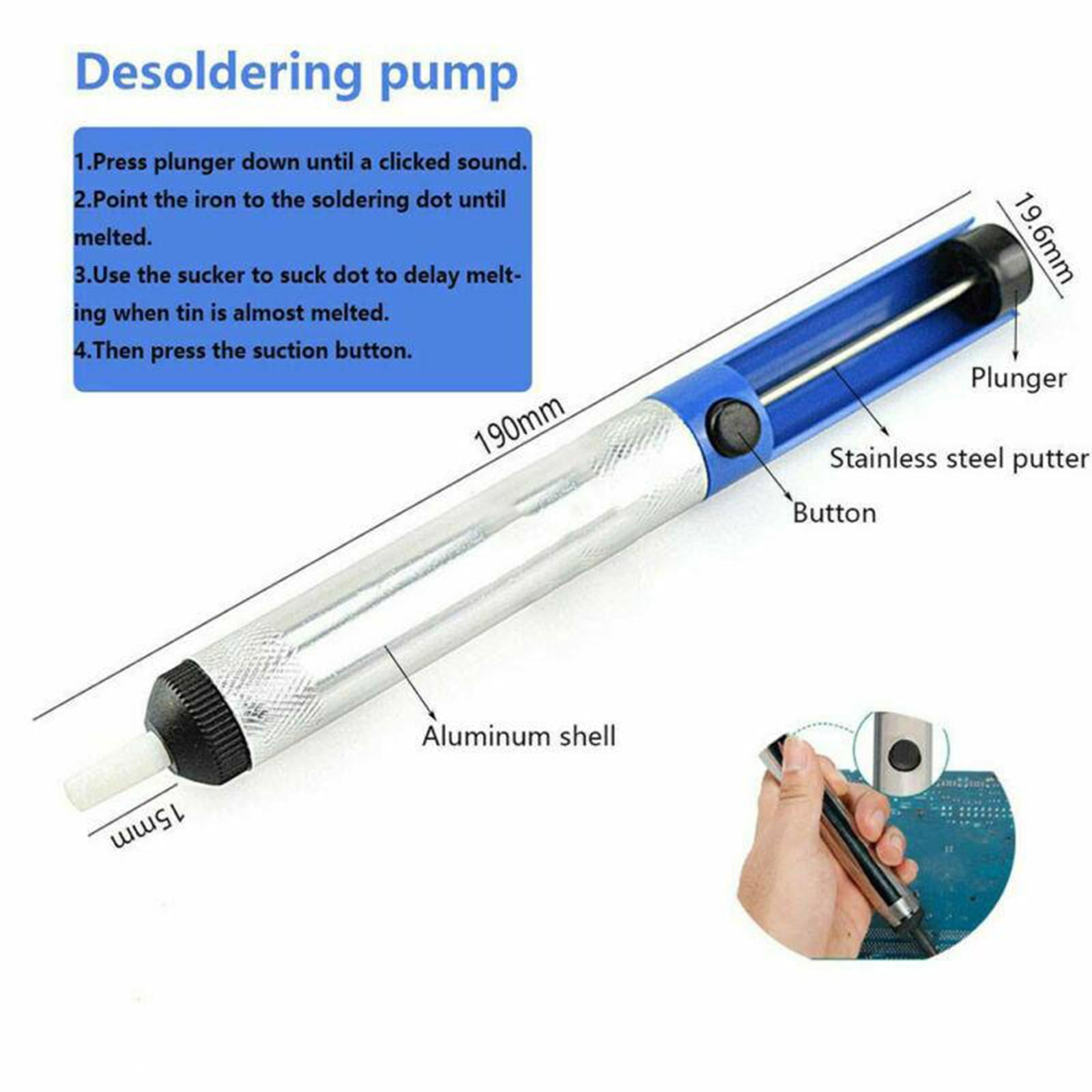 Nishiyuenyi PETSOLA Auto Electric Soldering Iron Temperature Solder Tools for Circuit Board,