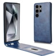 thumbnail image 2 of Folio Phone Case for Samsung Galaxy S24 Ultra Magnetic Kickstand Cover with Camera Protection Blue, 2 of 7