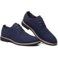 thumbnail image 6 of Men's Suede Dress Shoes Casual Lace Up Oxfords Shoes, 6 of 7