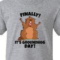 thumbnail image 4 of Inktastic Finally It's Groundhog Day Youth T-Shirt, 4 of 5