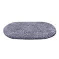thumbnail image 2 of Tuvgenk Water Absorbing Bath Mats Non Slip Bathroom Rug Gray 1x2 Cotton Oval Small Area Rug for Shower, 2 of 4