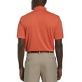 thumbnail image 2 of Pga Tour Men's AirFlux Mesh Performance Golf Polo Shirt Firelight Size S, 2 of 2