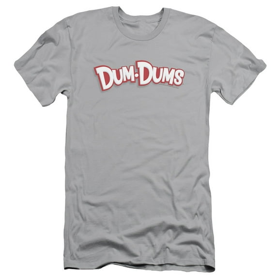 Dum Dums/Logo S/S Adult 30/1 T-Shirt Silver