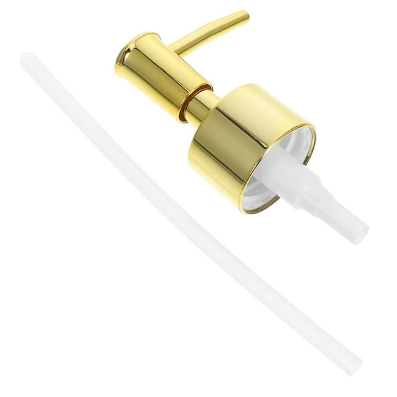 Worgeous Gallon Jug Pump Dispenser Pump for Gallon Jug Dispensing Lotion Gallon Shampoo Pump Top Replacement Containers Golden