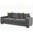 thumbnail image 2 of Modern Minimalist Corduroy 3-Seater Sofa 220×80×75cm, Spacious and Comfortable, 2 of 10