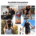 thumbnail image 4 of Bingfone Sunset Rose Elegance Pattern Men's Tank Tops Workout Sleeveless Tee Shirts Running Beach Tanks for Men-3X-Large, 4 of 4