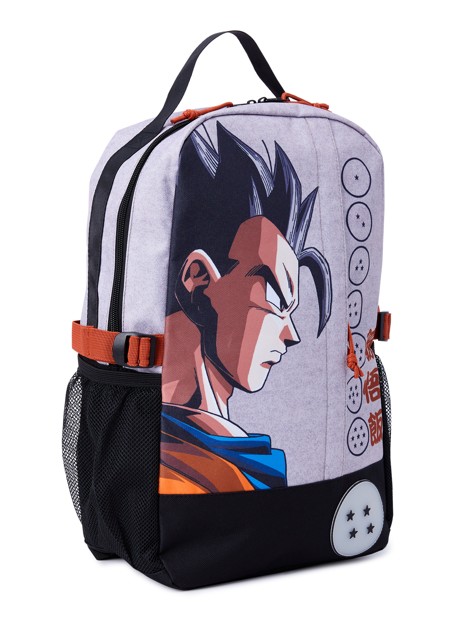 Dragon Ball Z Gohan Unisex 18" Laptop Backpack, Grey Black - image 2 of 5
