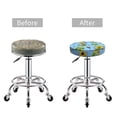 thumbnail image 5 of Fotbe Sunflowers And Bees Stool Covers Round,Waterproof Round Bar Stool Covers Bar Chair Covers Washable Stool Cushion Slipcover for 12-14 Inch Chair-14 inch, 5 of 7