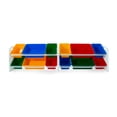 thumbnail image 7 of UNiPLAY Toy Organizer With 12 Removable Storage Bins, Multi-Bin Organizer for Books, Building Blocks, School Materials, Toys with Baseplate Board Frame (Primary), 7 of 7