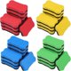 thumbnail image 2 of 48 borradores magnéticos para pizarra blanca, borradores de oficina, borradores secos con forma de hueso, aptos para la escuela, el hogar y la oficina, rojo, amarillo, azul y verde, 2 of 6