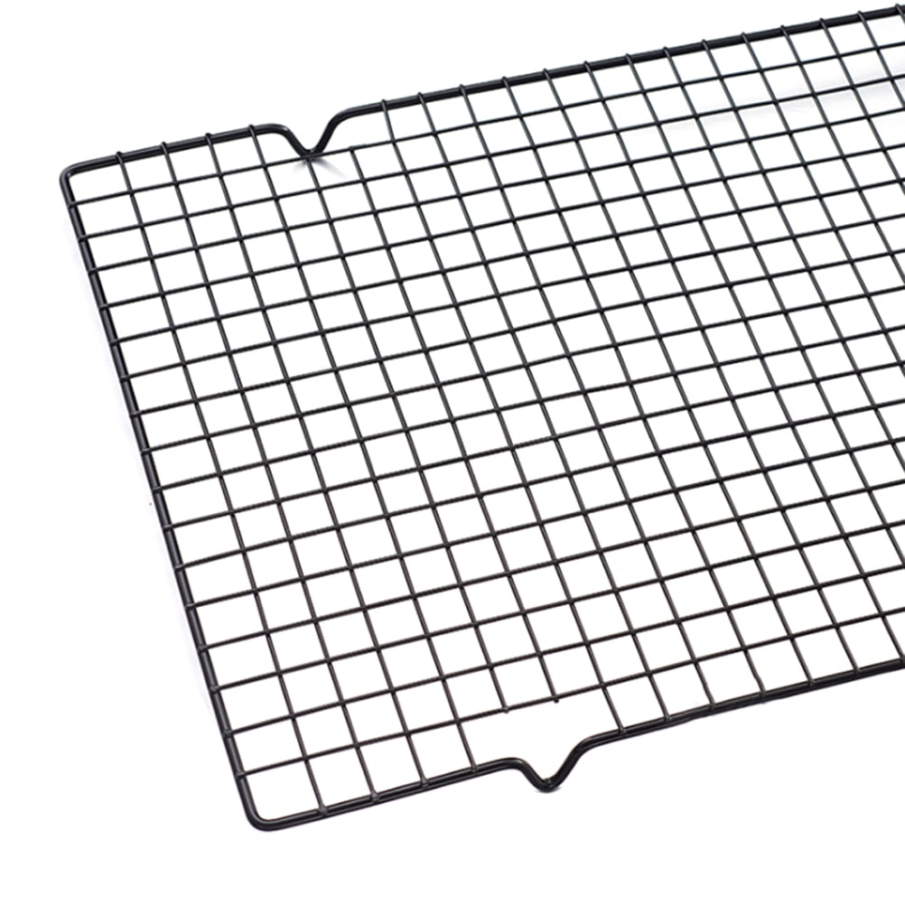 Grille De Refroidissement En Fer Antiadhésive - Support Polyvalent Pour Cuisson, Pâtisserie Et Barbecue (40,6 X 25,5 Cm)