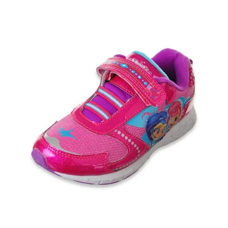 Shimmer and Shine Girls' Light-Up Sneakers (Toddler Sizes 7 - (Best Way To Shine Shoes)
