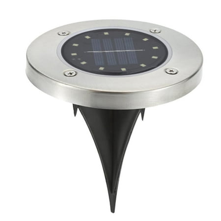 

Xewsqmlo 4X12 LED Solar Buried Light Waterproof Lawn Ground Lamp (Warm White)