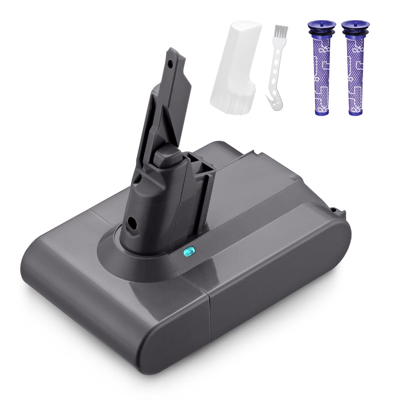 4000mAh 21.6V Replacement Battery for Dyson V7 Motorhead