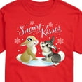 thumbnail image 3 of Disney Bambi - Christmas - Snowy Bunny Kisses - Men's Short Sleeve Graphic T-Shirt, 3 of 5