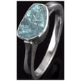thumbnail image 4 of Mooneye 0.50 CTW Natural Blue Diamond Polki Women Valentines Day Gifts Ring 925 Sterling Silver, 4 of 5