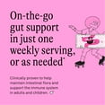 thumbnail image 2 of Florax - Liquid Probiotic - Raspberry Flavor - On-the-go Gut Support for Women, Men, and Children - 5 Vials, 2 of 7