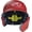 Matte Red, variant on MACH One-Tone Matte Helmet w/Adjustable Face Guard - Senior | Matte Navy | SENIOR