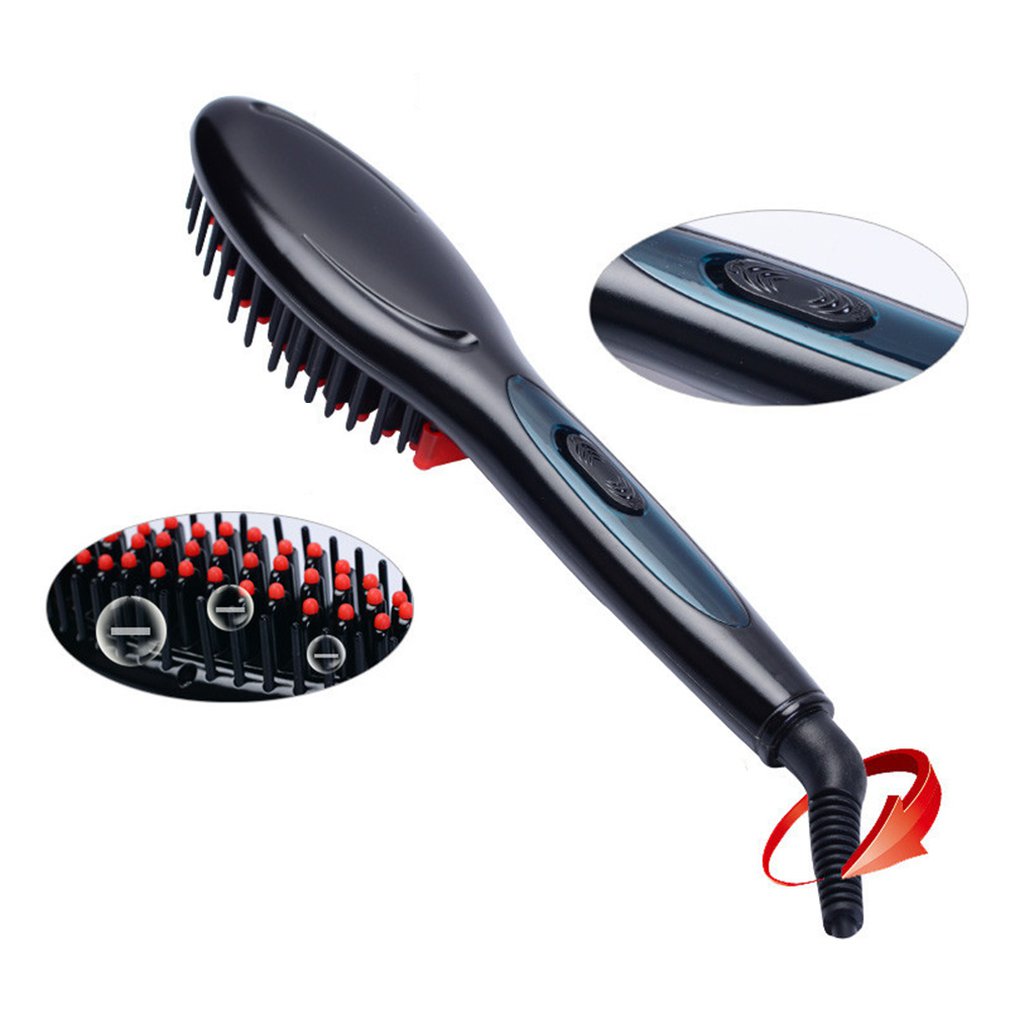 Jeir Hair Straightening Brush Hair Straightener Electric Heating